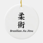 BJJ Braungürtel-Ornament Brasilianer Jiu-jitsu Keramik Ornament (Hinten)
