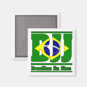 BJJ Brazilian Jiu Jitsu Flag MIXED MARTIAL ARTS Magnet (Vorderseite/Rückseite)