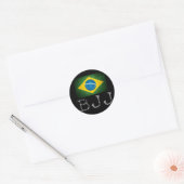 BJJ Brazilian Jiu Jitsu Flag Sticker (Umschlag)