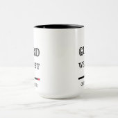 BJJ Brazilian Jiu Jitsu Guard Trust Black Belt Tasse (Zentrum)