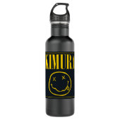 BJJ Brazilian Jiu Jitsu Kimura Grunge 90er Design Edelstahlflasche (Vorderseite)