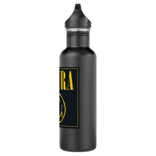 BJJ Brazilian Jiu Jitsu Kimura Grunge 90er Design Edelstahlflasche (Rechts)