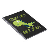 BJJ Brazilian Jiu Jitsu TRex Armbar Humor Notizblock (Rechte Seite)