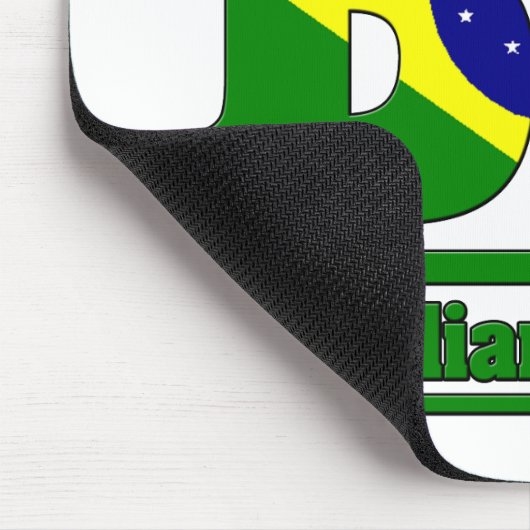 BJJ Brazilianischer Jiu Jitsu Flag MIXED MARTIAL A Mousepad (Ecke)
