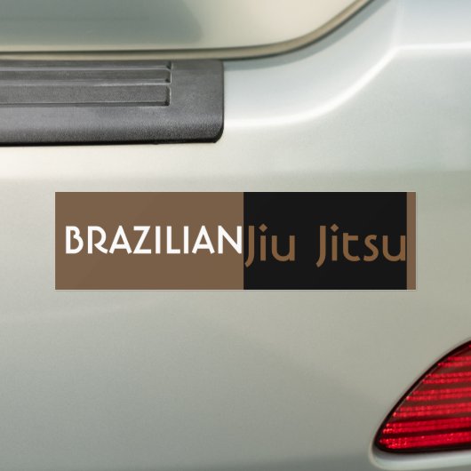 BJJ Brown Belt Autoaufkleber (Auf Auto)