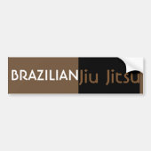 BJJ Brown Belt Autoaufkleber (Vorne)
