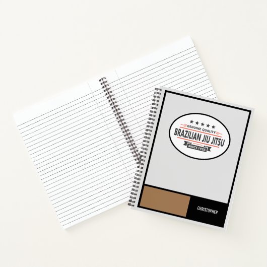 BJJ Brown Belt Training Log - Eine wahre Qualität Notizblock (Innenseite)