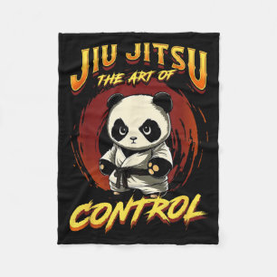 BJJ Die Kunst der Kontrolle - Grappling Jiu Jitsu Fleecedecke