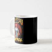 BJJ Die Kunst der Kontrolle - Grappling Jiu Jitsu Kaffeetasse (Vorderseite Links)