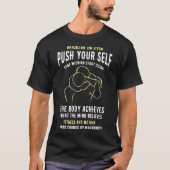 BJJ Edit Text Push Sie sich selbst brasilianischer T-Shirt (Vorderseite)