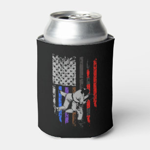 BJJ-Flag für die brasilianische Jiu Jitsu Stars & Dosenkühler