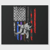 BJJ-Flag für die brasilianische Jiu Jitsu Stars & Geschenkpapier (Flach)