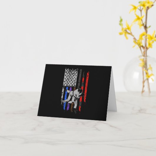 BJJ-Flag von Jiu Jitsu Stars & Stripes Karte (Gelbe Blume)