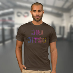BJJ Funky Brazilian Jiu Jitsu Brown T-Shirt