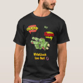 BJJ Funny Wrist Lock Zombie Hand Cartoon T-Shirt (Vorderseite)