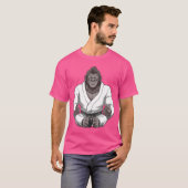 Bjj Gorilla Lotus - Funny Brazilian Jiu Jitsu T-Shirt (Vorne ganz)