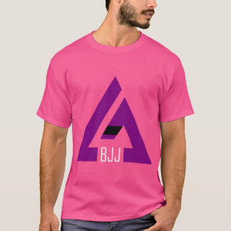 Bjj - Gracie Jiu-Jitsu Lila Belt T-Shirt