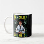 BJJ-Griff-Roll-Sieg - Grappling Jiu Jitsu Buddha Kaffeetasse (Links)