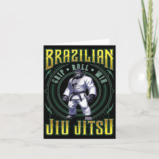 BJJ-Griff-Roll-Sieg - Grappling Jiu Jitsu Gorilla Karte