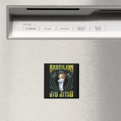 BJJ-Griff-Roll-Sieg - Grappling Jiu Jitsu Hedgehog Magnet (In Situ (Geschirrspüler))