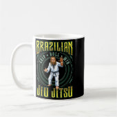 BJJ-Griff-Roll-Sieg - Grappling Jiu Jitsu Jesus Kaffeetasse (Links)