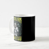 BJJ-Griff-Roll-Sieg - Starkes Grappling Jiu Jitsu Kaffeetasse (Vorderseite Links)