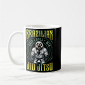 BJJ-Griff-Roll-Sieg - Starkes Grappling Jiu Jitsu Kaffeetasse (Links)