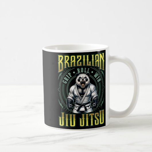 BJJ-Griff-Roll-Sieg - Starkes Grappling Jiu Jitsu Kaffeetasse (Rechts)