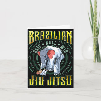 BJJ-Griff-Rollensieg - Grappling Jiu Jitsu Elefant Karte