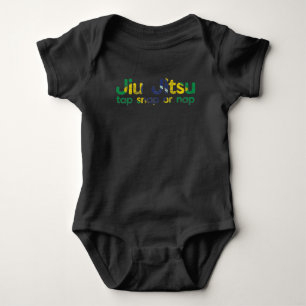 BJJ Jiu Jitsu Brasilien Kampfkünste Anstich Snap  Baby Strampler