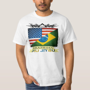 BJJ kennzeichnet Fusions-T - Shirt