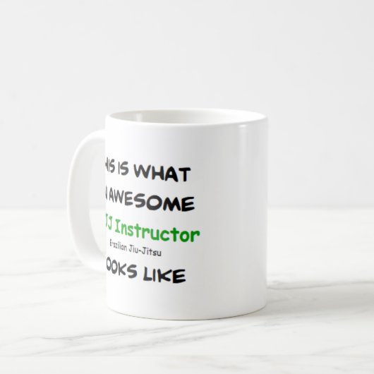 Bjj-Lehrer, phantastisch Kaffeetasse (Vorderseite Links)