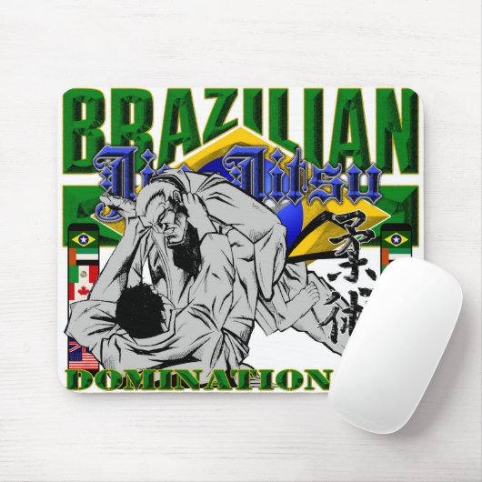 BJJ Maus Mousepad (Mit Mouse)