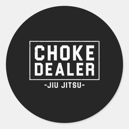 Bjj Mixed Martial Arts Brasilianisch Jiu Jitsu Runder Aufkleber (Vorderseite)
