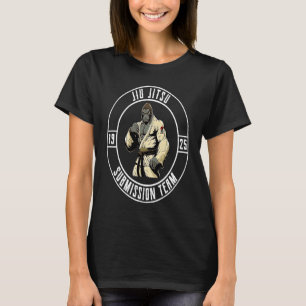 BJJ MIXED MARTIAL ARTS Gorilla Brasilian Jiu Jitsu T-Shirt