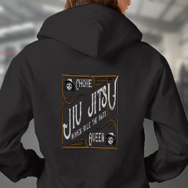 BJJ Retro Choke Queen Brazilian Jiu Jitsu Vintag Hoodie