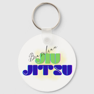 BJJ-Schlüsselanhänger - brasilianische Farben Schlüsselanhänger