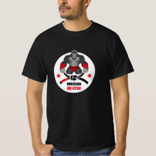 BJJ Schwarzgürtel Gorilla Jiu Jitsu T-Shirt