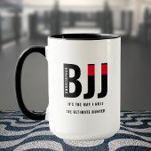 BJJ Way I Roll Fügen Sie Ihren Namen Jiu Jitsu Bla Tasse
