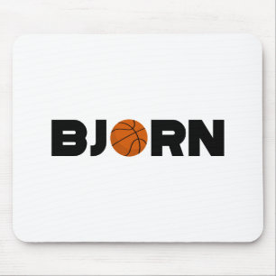 Bjorn Basketball Mousepad