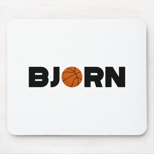 Bjorn Basketball Mousepad (Vorne)