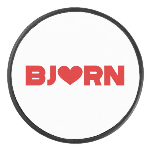 Bjorn Liebe Eishockey Puck (Vorderseite)