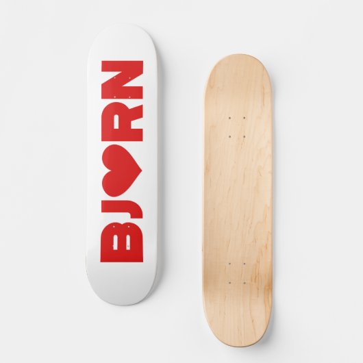 Bjorn Liebe Skateboard (Vorderseite)