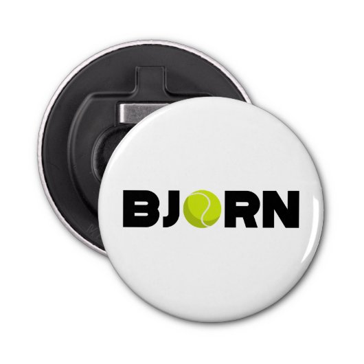Bjorn Tennis Flaschenöffner (Vorderseite)