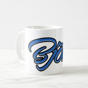 Björn Vorname Name blue Tasse Kaffeetasse