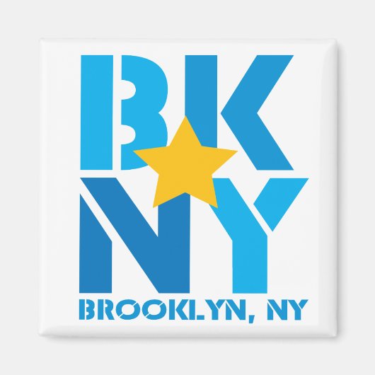 BK Brooklyn Blue Magnet (Vorne)