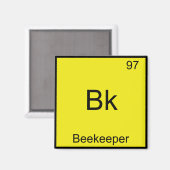 BK - T-Shirt für das Symbol "Beekeeper Funny Chemi Magnet (Vorderseite/Rückseite)