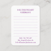 BK-Visitenkarte Visitenkarte (Rückseite)