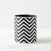 BKack & White Zig Zag 1 Tasse (Zentrum)