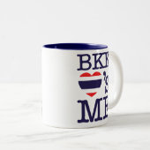 BKK LIEBE ME ZWEIFARBIGE TASSE (VorderseiteRechts)